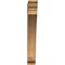 Ekena Millwork Thorton Traditional Rough Sawn Bracket, Western Red Cedar, 4"W x 22"D x 30"H BKT04X22X30THR01RWR - alternate 3